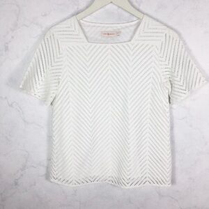 [Tory Burch] Zig Zag Lace Top